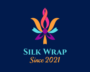 Colorful Ribbon Knot logo design