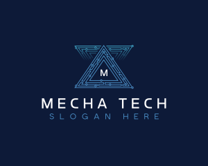 AI Pyramid Tech logo design