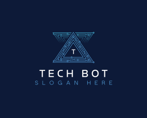 AI Pyramid Tech logo design