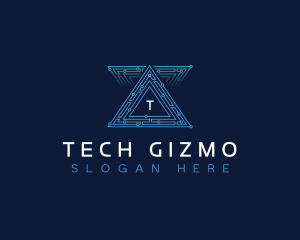 AI Pyramid Tech logo design