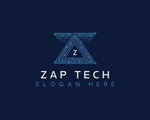 AI Pyramid Tech logo design