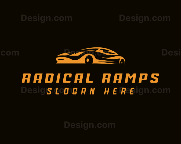 Race Car Automobile Logo