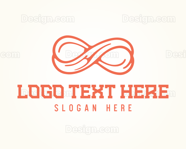 Abstract Modern Infinity Symbol Logo