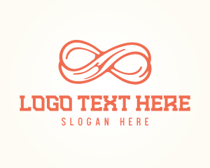 Abstract Modern Infinity Symbol logo