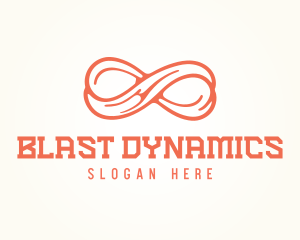 Abstract Modern Infinity Symbol logo design