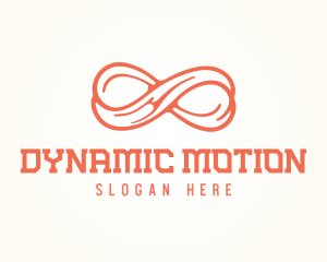 Abstract Modern Infinity Symbol logo design