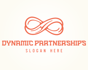 Abstract Modern Infinity Symbol logo