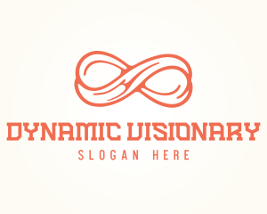 Abstract Modern Infinity Symbol logo design