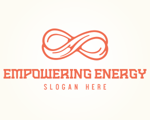 Abstract Modern Infinity Symbol logo design