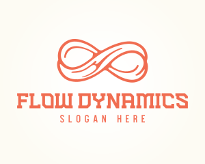 Abstract Modern Infinity Symbol logo design