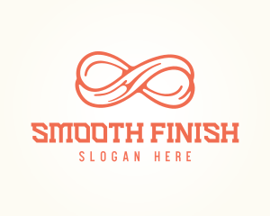 Abstract Modern Infinity Symbol logo design