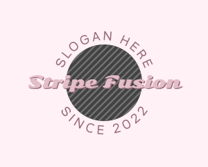 Retro Stripe Company logo design