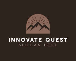 Mountain Peak Adventure logo design