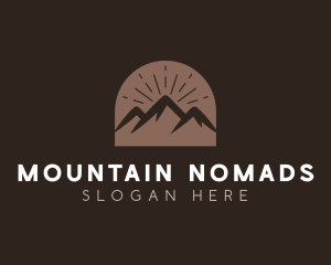 Mountain Peak Adventure logo design