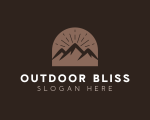 Mountain Peak Adventure logo design