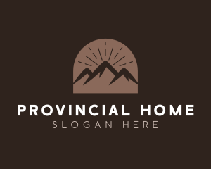 Mountain Peak Adventure logo design