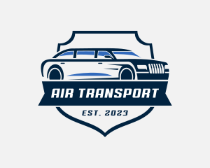 Limousine Vehicle Transportation logo design