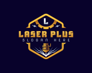 Mechanical Laser Engraver logo design