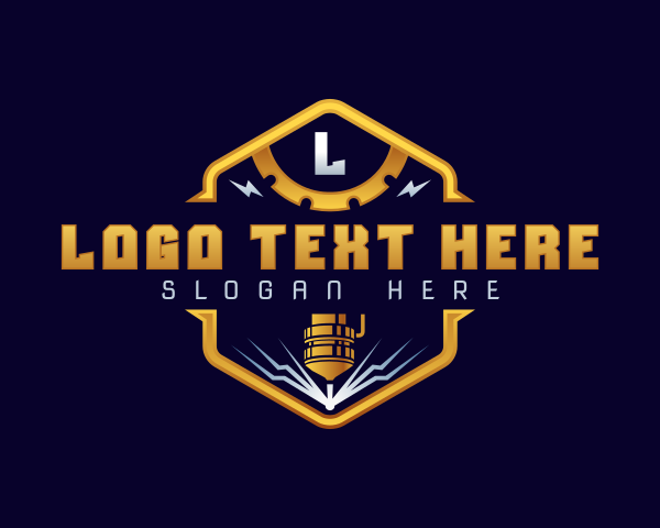 Laser logo example 1