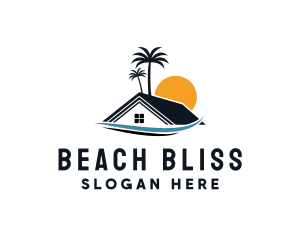 Tropical Beach Home logo design