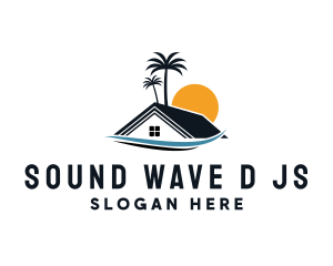 Tropical Beach Home logo design