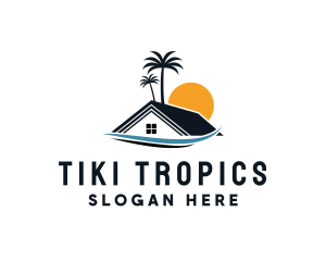 Tropical Beach Home logo design