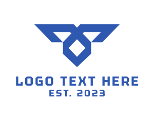 Modern Geometric Diamond logo