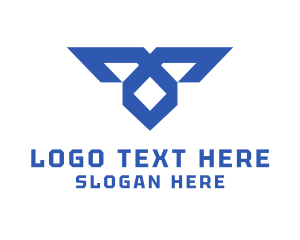 Modern Geometric Diamond Logo