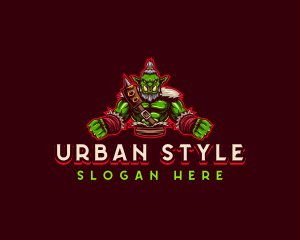 Mythical Goblin Ogre Logo