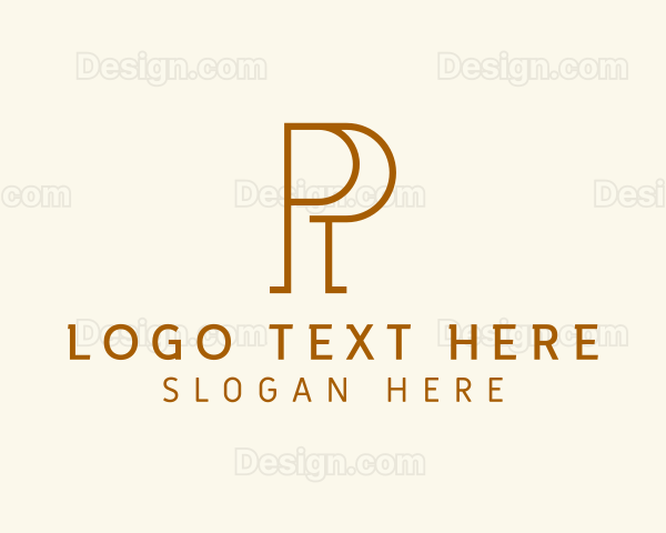 Legal Publishing Firm Letter P Logo