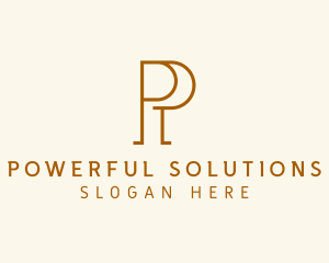 Legal Publishing Firm Letter P logo design