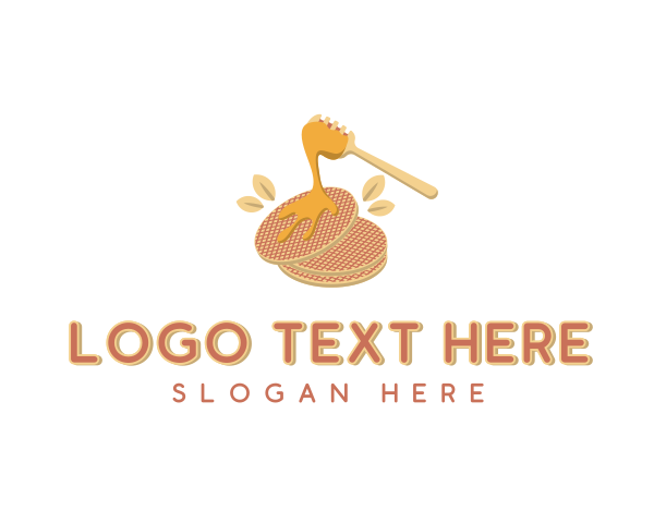 Waffle logo example 4