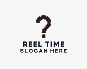 Filmstrip Question Movie logo design