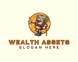 Money Rich Wealth Cash logo design