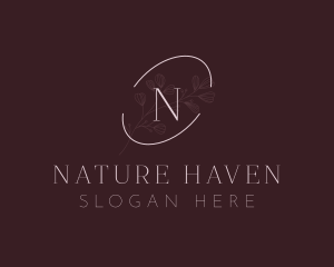 Nature Flower Beauty logo design