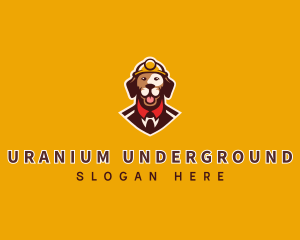 Animal Dog Miner logo design