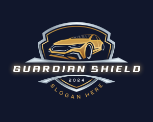 Mechanic Car Shield logo design