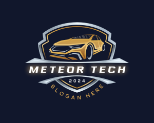 Mechanic Car Shield logo design