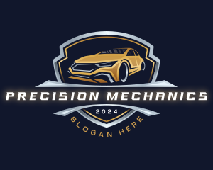 Mechanic Car Shield logo