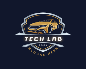 Mechanic Car Shield logo design