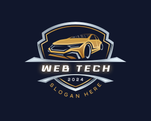 Mechanic Car Shield logo design