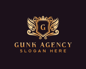 Luxury Royal Shield logo design