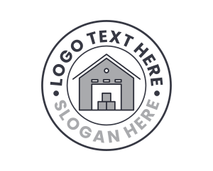 Logistics Box Warehouse  Logo