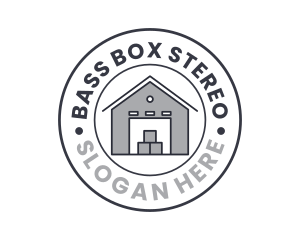 Logistics Box Warehouse  logo design