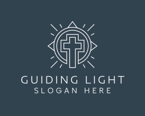 Modern Cross Fellowship logo design