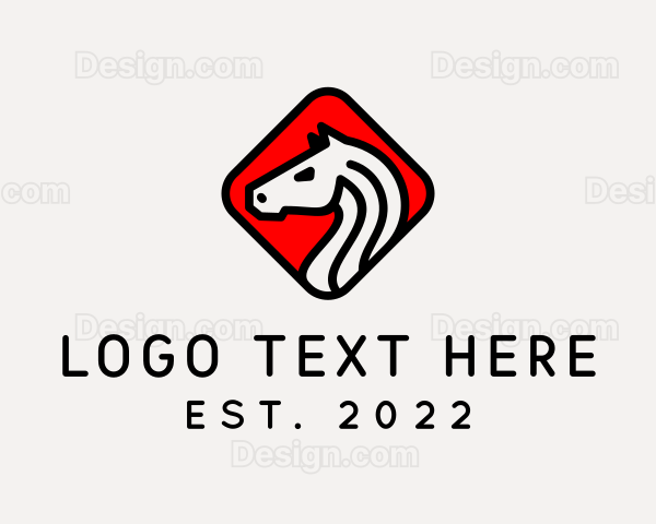 Horse Stallion Equestrian Logo