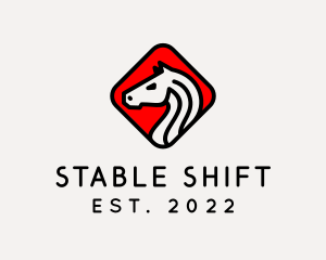 Horse Stallion Equestrian logo design