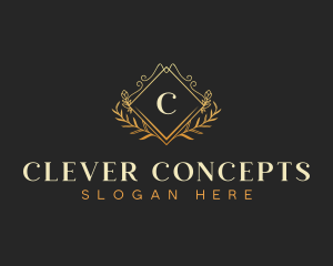 Luxury Wreath Wedding Planner logo