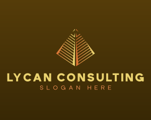 Pyramid Startup Business logo design