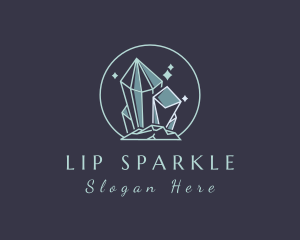 Sparkle Crystal Gem  logo design